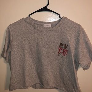 New York City crop top